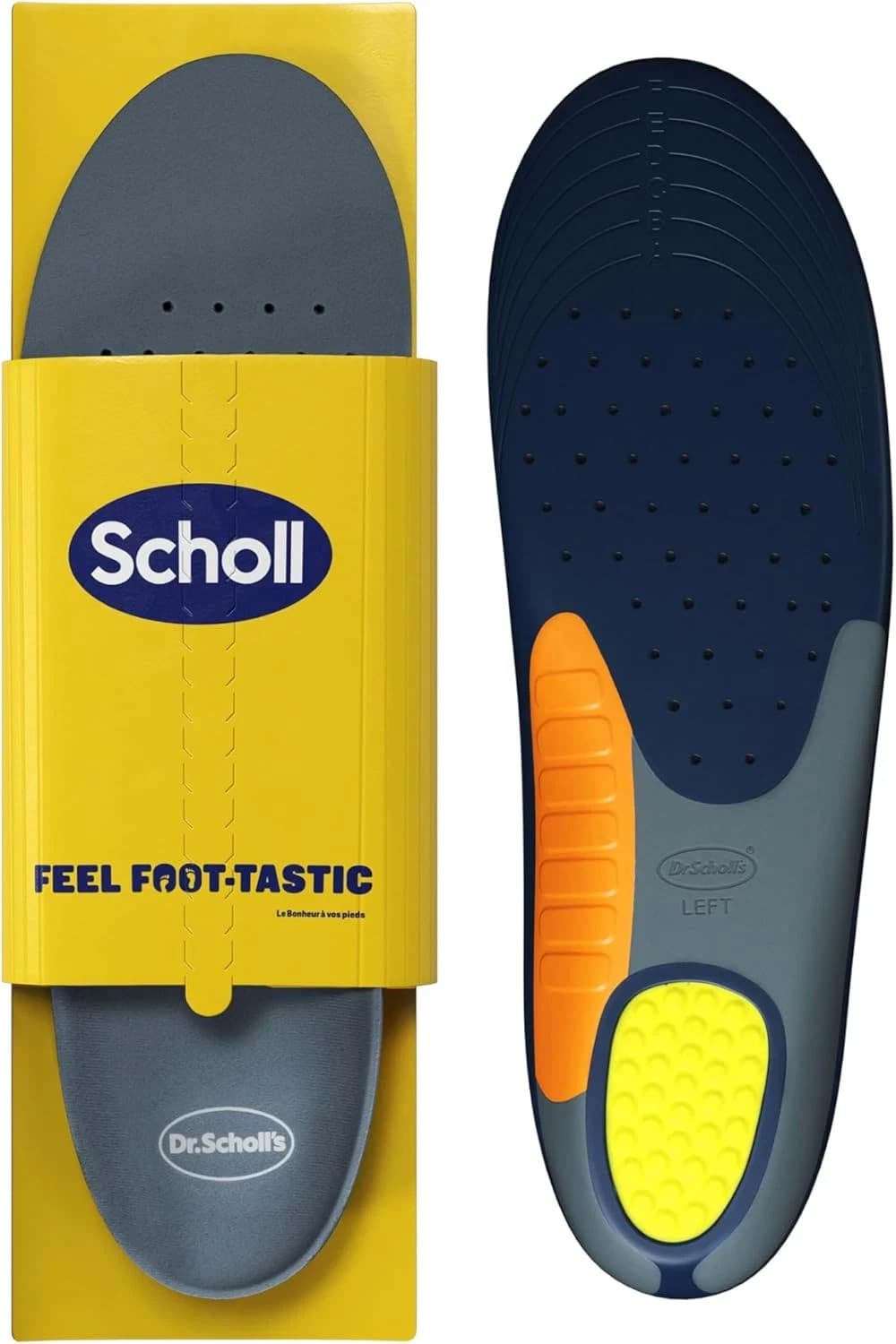 Dr. Scholl's Heavy Duty Support Insoles for Men,Big&Tall Men 90+kg,UK Size 7-12