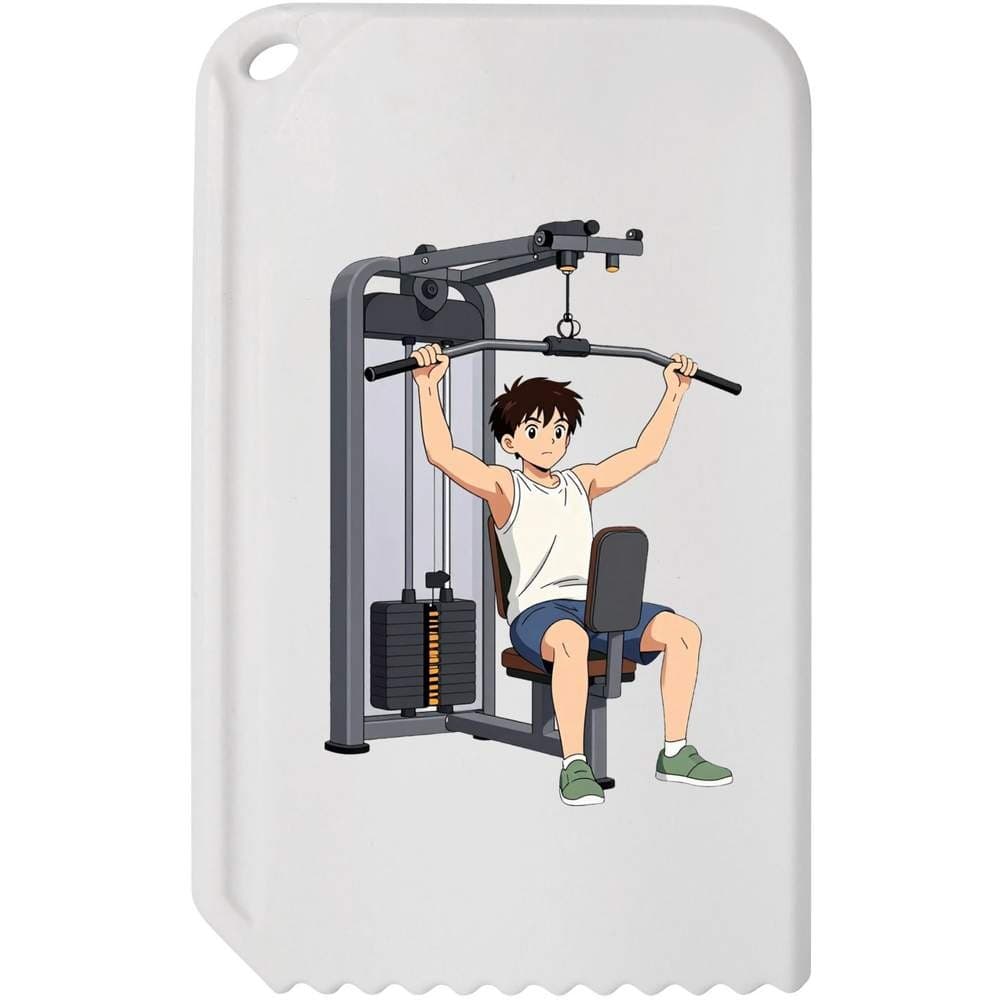 'Lat Pulldown Machine' Plastic Ice Scraper (IC00050241)