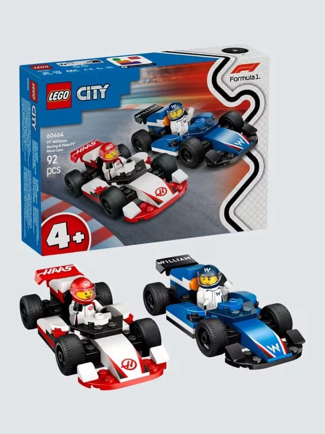 LEGO City F1 Williams Racing and Haas F1® Race Cars (60464) 🚚Same Day Ship 48hr✅