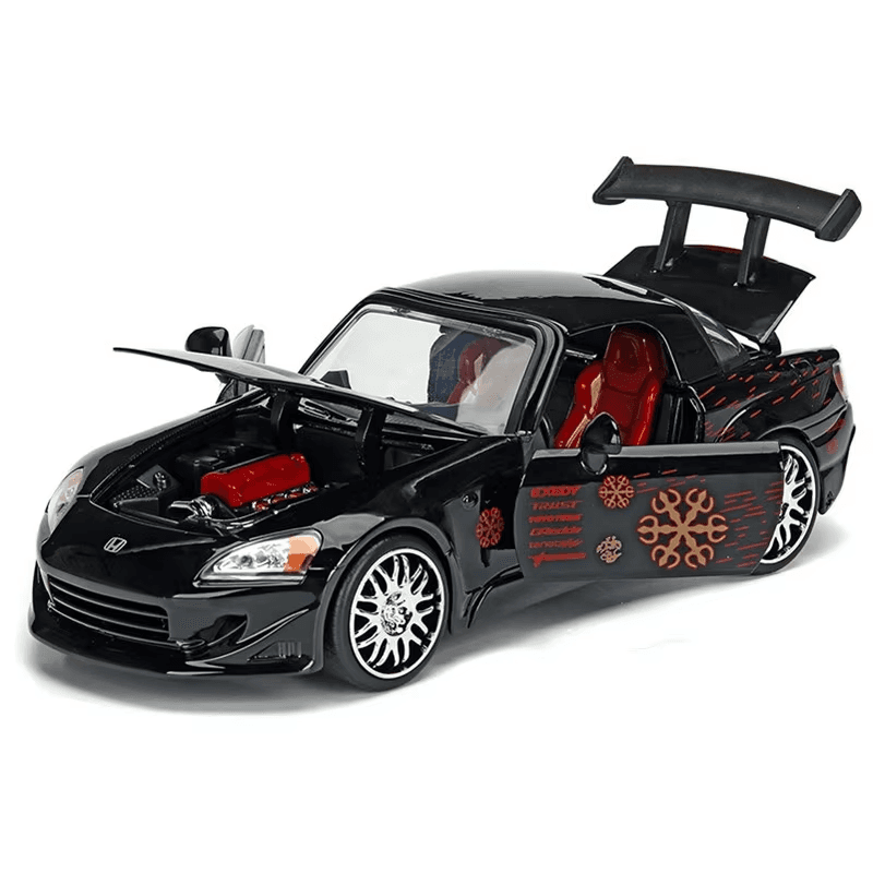 1:24 Honda S2000 Alloy Sports Car Diecast and Toy Metal Muscle Racing Car Supercar