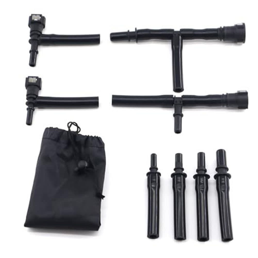 EVAP System Leak Detection Kit with Plastic Components and Black Finish