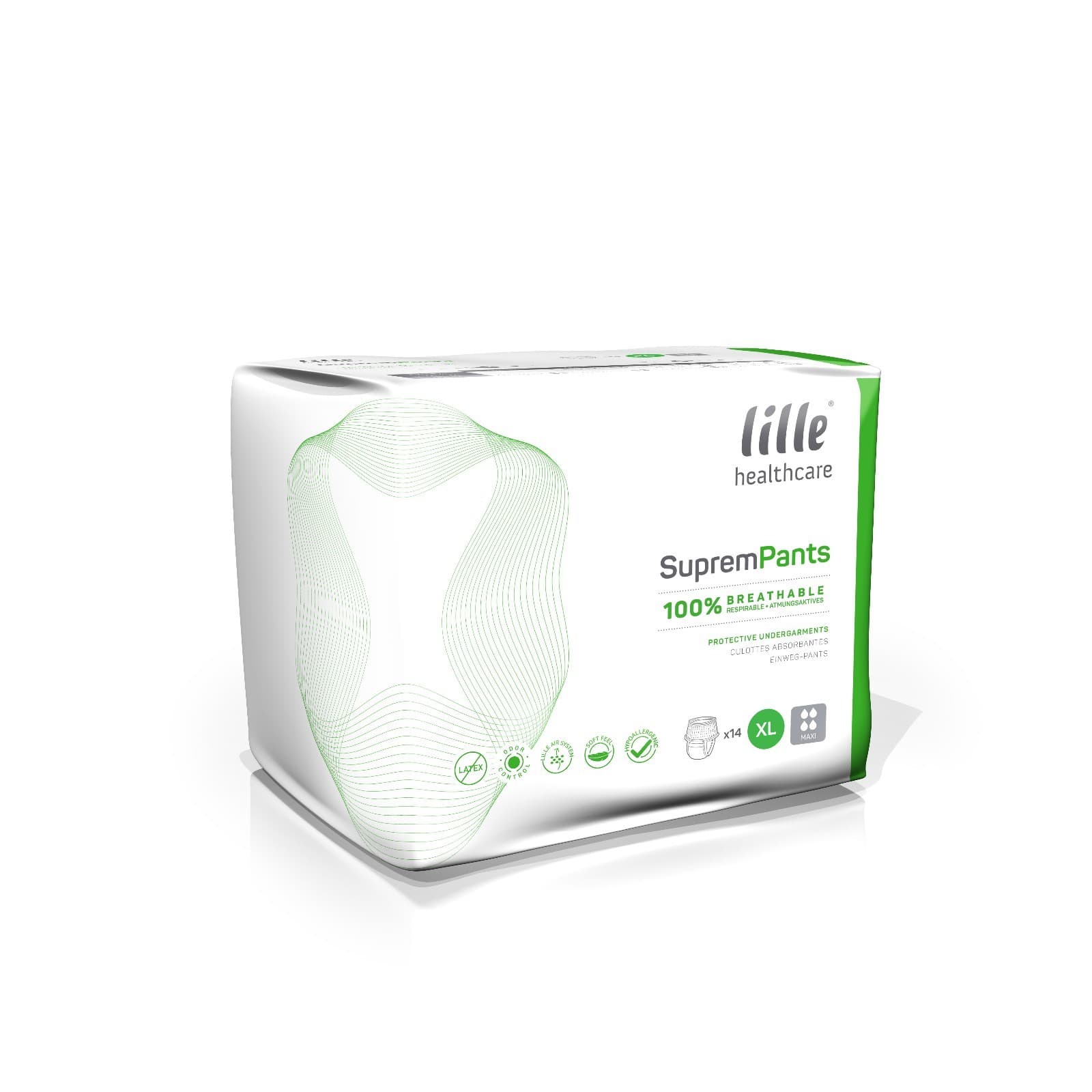 Lille Suprem Maxi Adult Incontinence Pull Up Pants Size XL  8 x Packs of 14