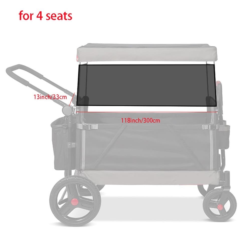 Breathable Polyester Stroller Sunshade Net for Wonderfold W4 W2 UV Protection