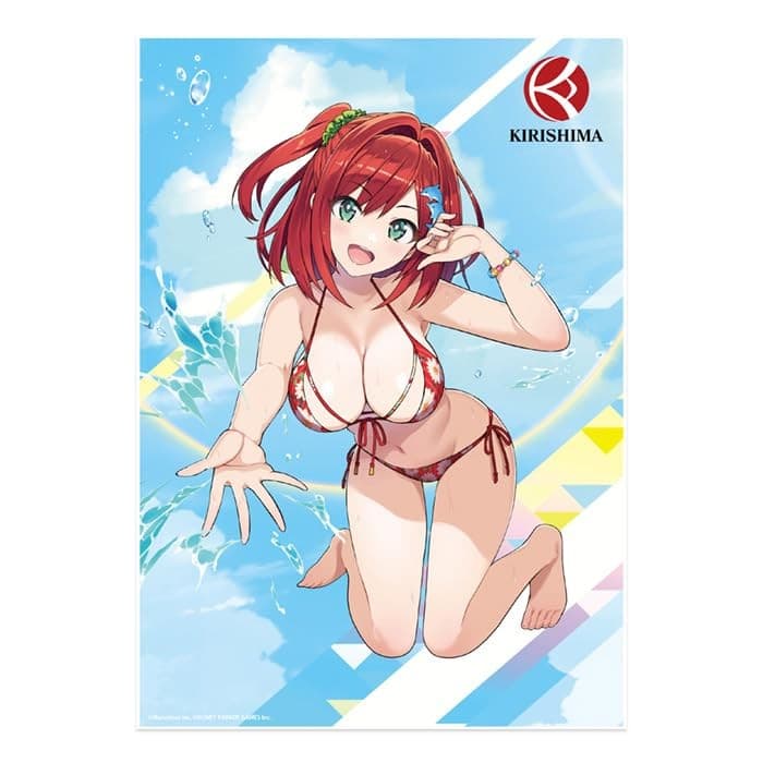 Dolphin Wave Visual Acrylic Plate Sakimiya Iruka (Swimsuit)