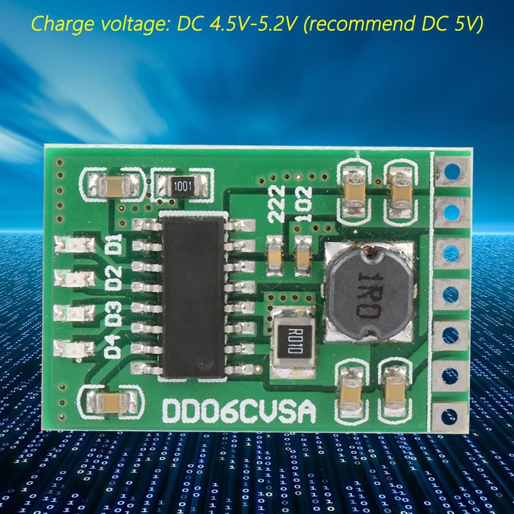 DC 5V 2.1A /Discharge/Boost/Battery Protection/Indication Module 3.7V 4.2V view 2