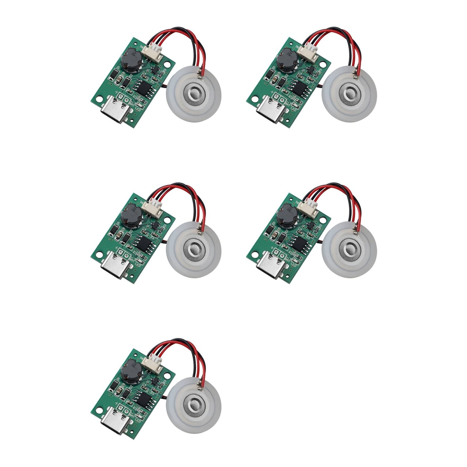 5X Usb Ultrasonic Mist Maker Atomizer Transducer Atomizer Film Plate5202