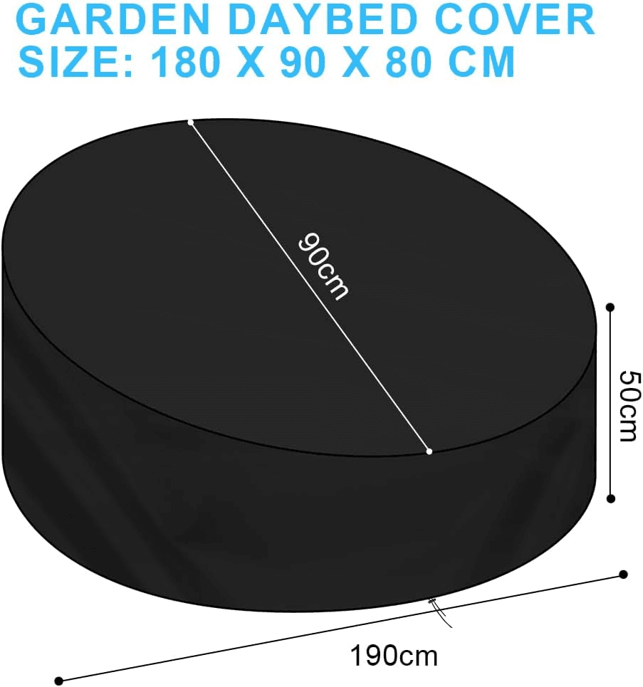 Outdoor Rattan Daybed Cover Waterproof| Garden Day Bed Covers| Windproof Anti-Uv view 2