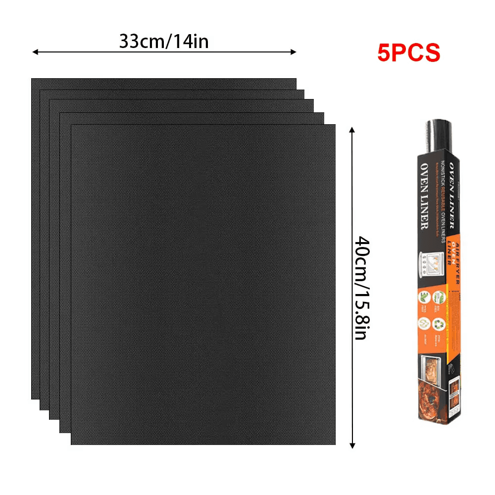 BBQ Grill Mat Non-Stick Reusable Heat Resistant Extra Thick Pad Oven Liners Baki