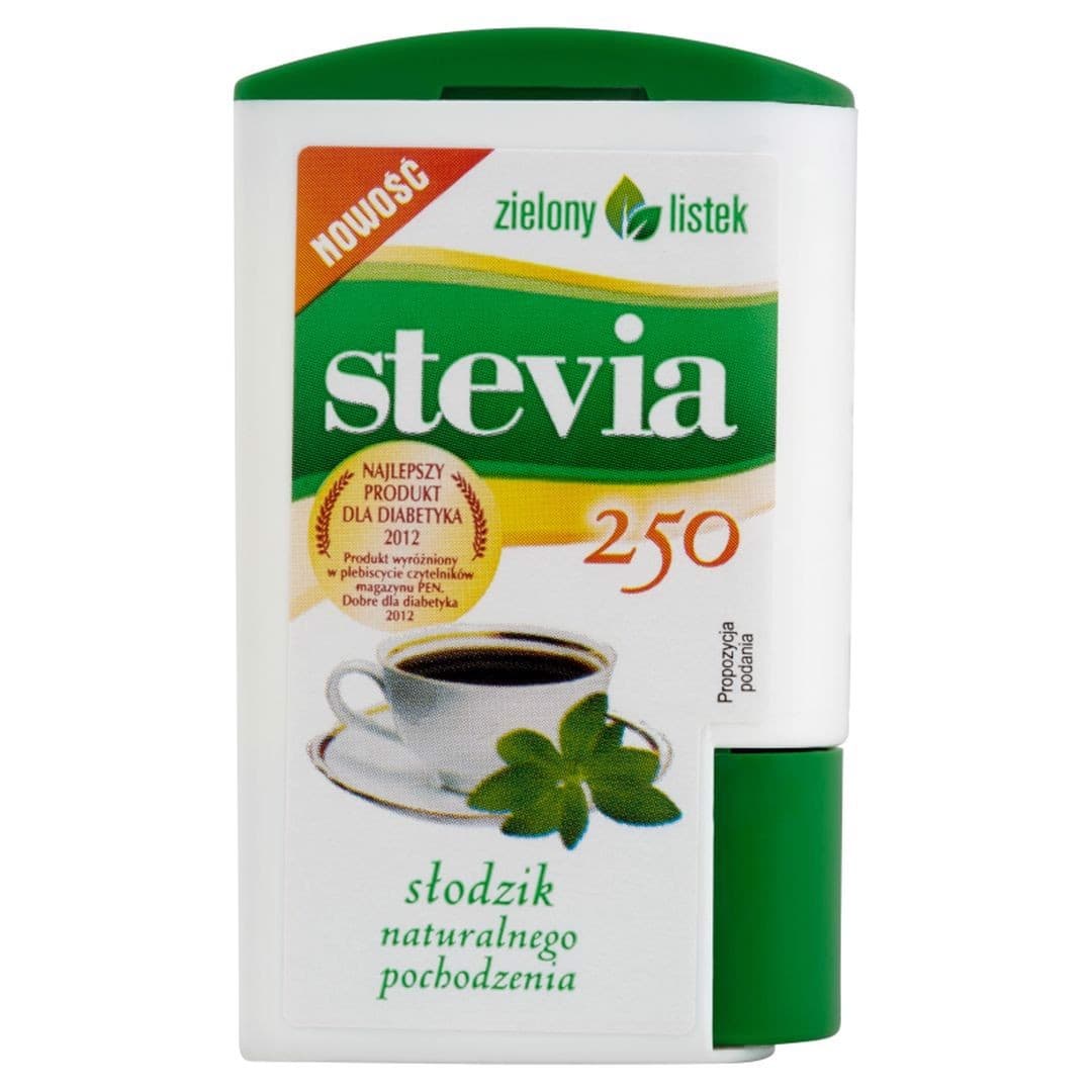 5901751001078 Zielony listek Stevia Słodzik naturalnego pochodzenia 13,8 g (250