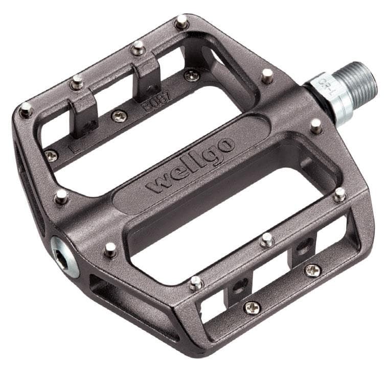 Wellgo MTB Bicycle Nylon Pedals Bike  Flat Sealed Bearings 9/16\"