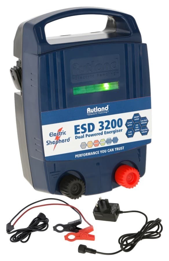 Rutland ESD3200 Dual Powered Electric Fence Energiser| 3.2J| 481872 view 2