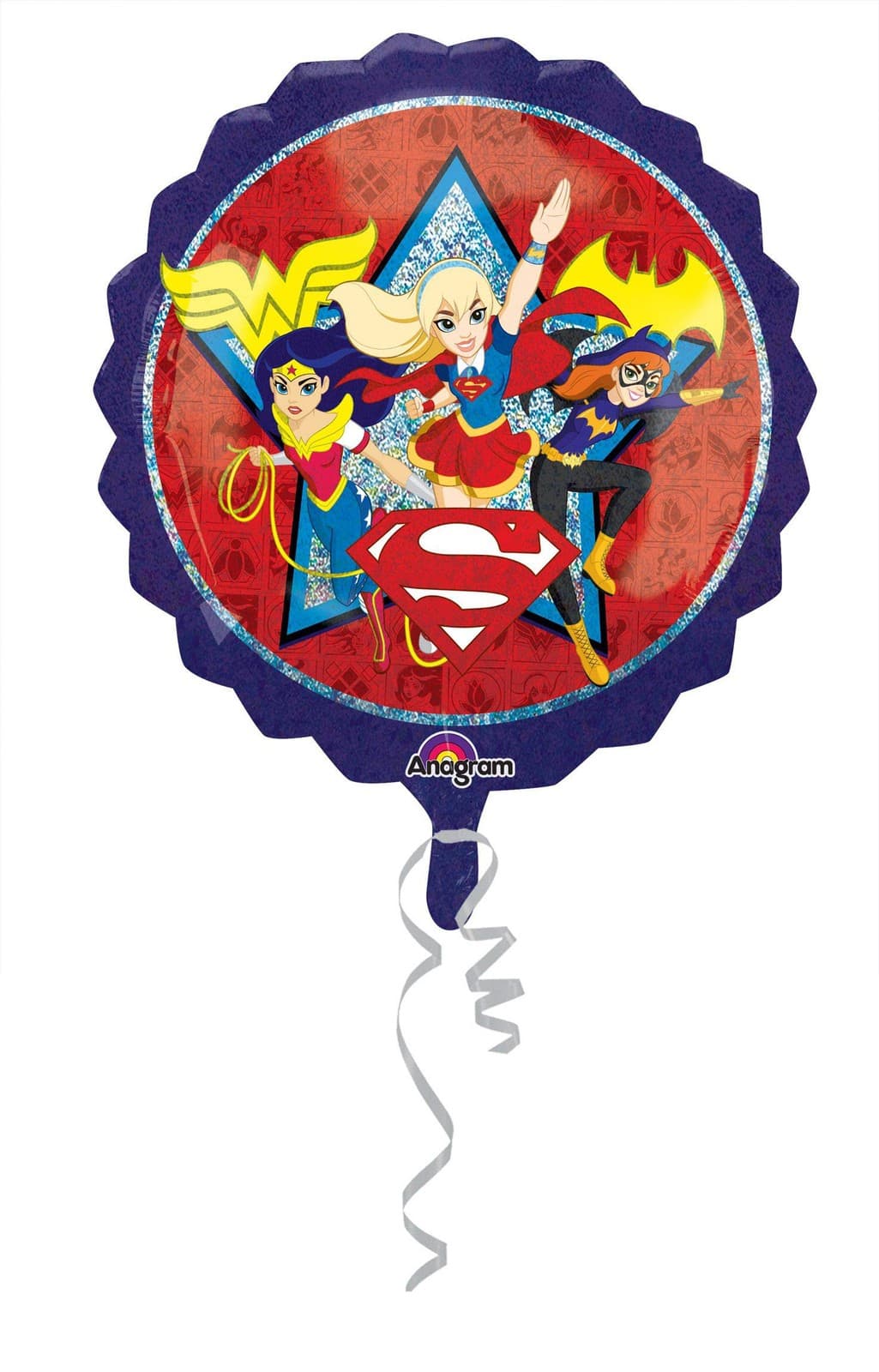 Amscan International 3322501 28-Inch Dc Super Hero Girls Super Shape Foil