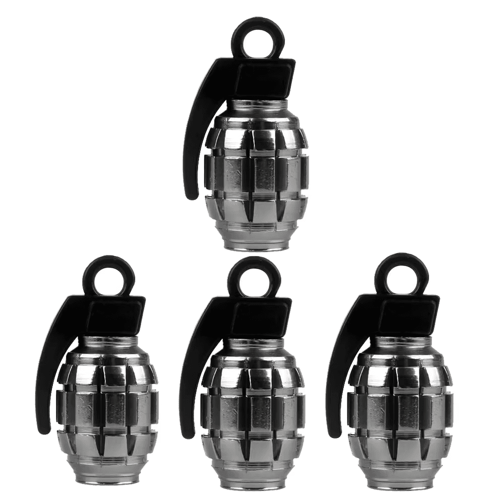 4PCS Universal Tyre Valve Caps Car Bike Truck UK