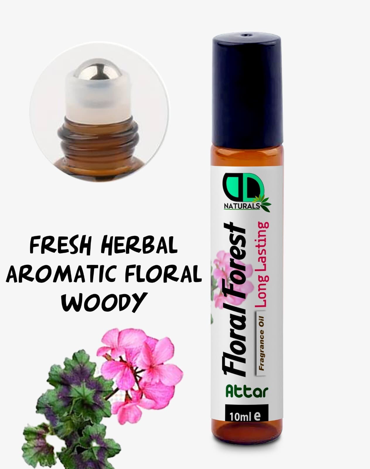 Floral Forest Premium Oil Perfume| Attar - Full Strength 10ml