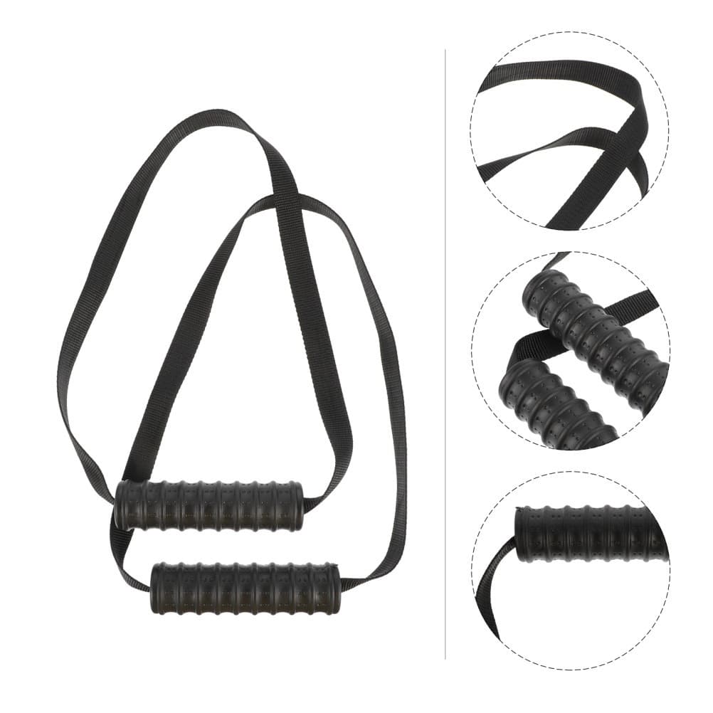 1 Pair Lightweight Nylon Pull Rope Fitness Handles for Home Gym Accessories