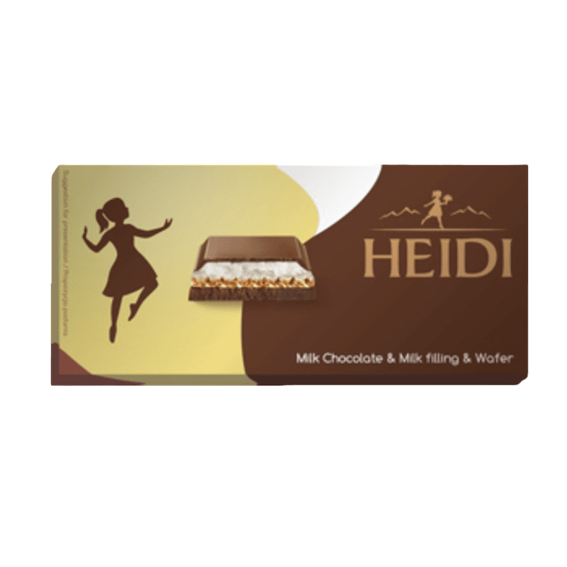 5941021029890 Heidi Multi layer Choco and Waffle 80g Kofea Spółka Z Ograniczoną Od