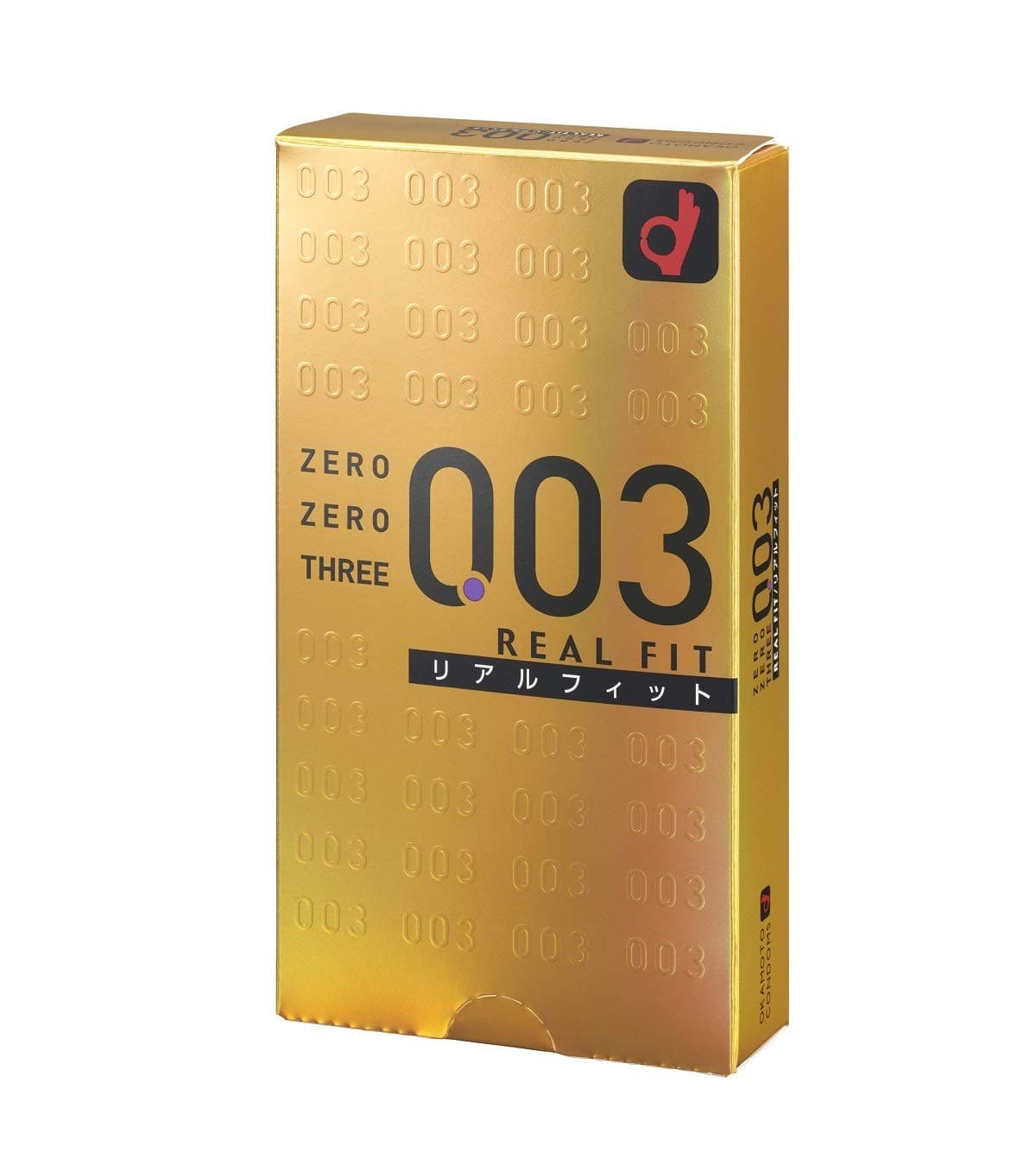 Okamoto Condoms Rubber Okamoto Zero Zero Three 0.03 Real Fit 10 Pieces