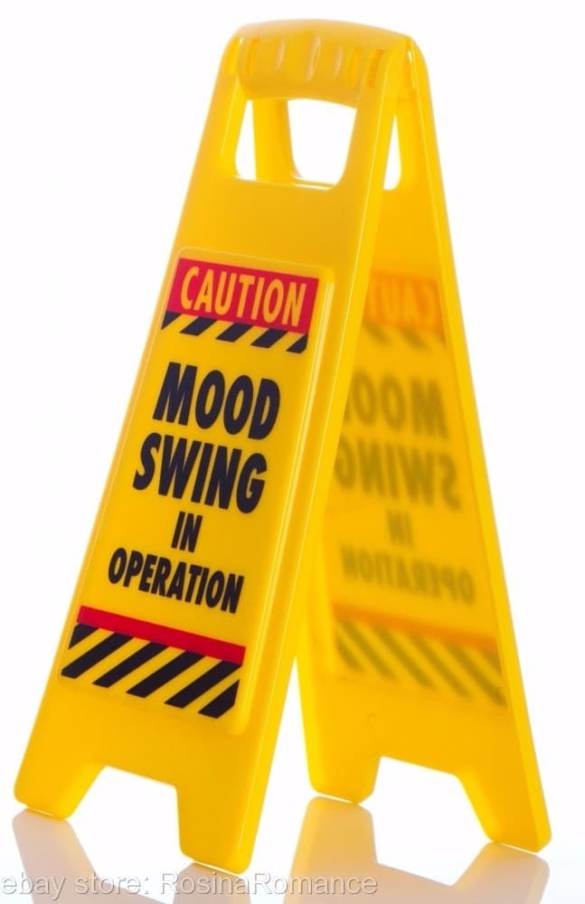 Desk Warning Signs Diet Mood Swing Farting Poo Bullshit Funny Office Prank Joke