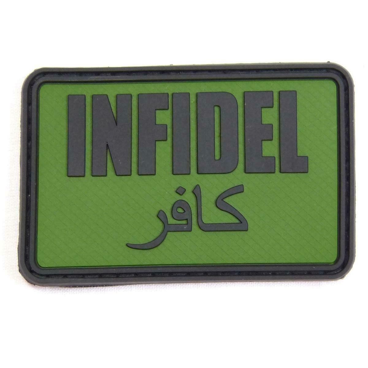 Airsoft PVC Infidel Patch Rubber Moral Vest Patch
