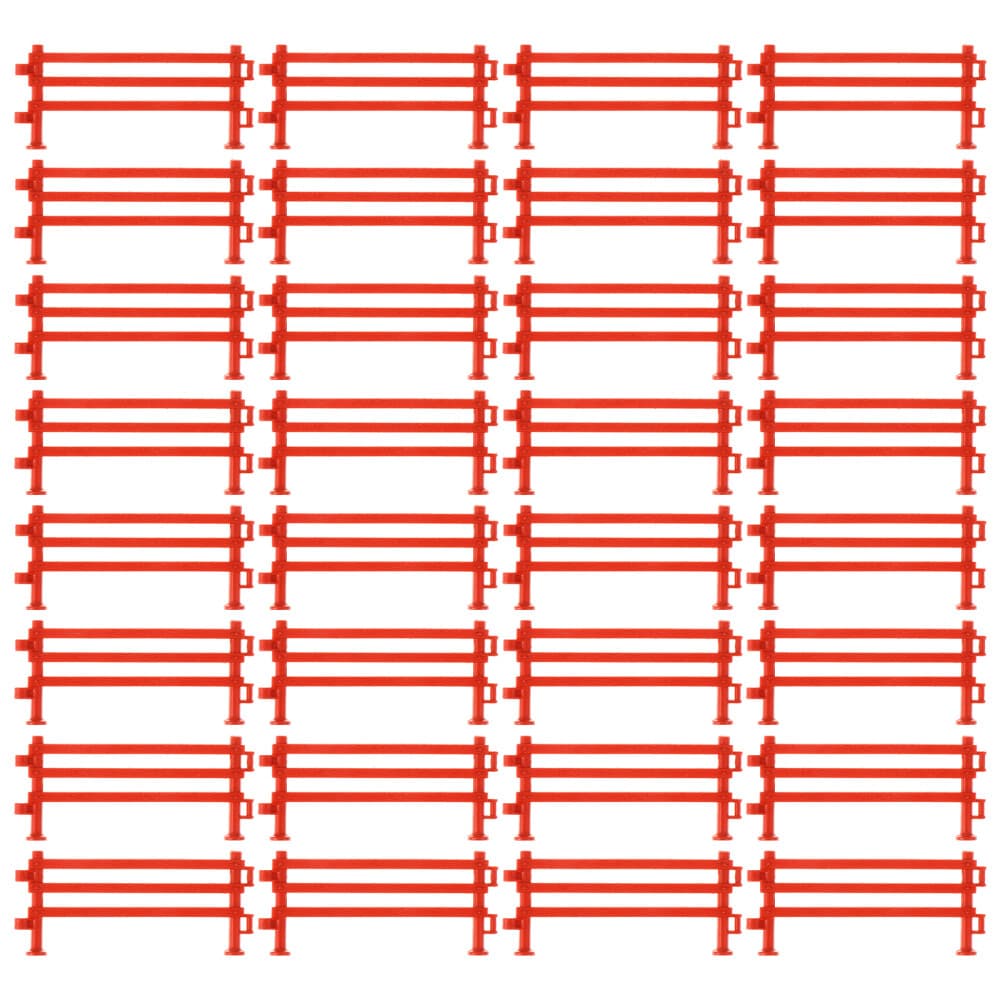 50pcs Fence Toys Plastic Fence Fence Toy Sand Table Decorative Fences