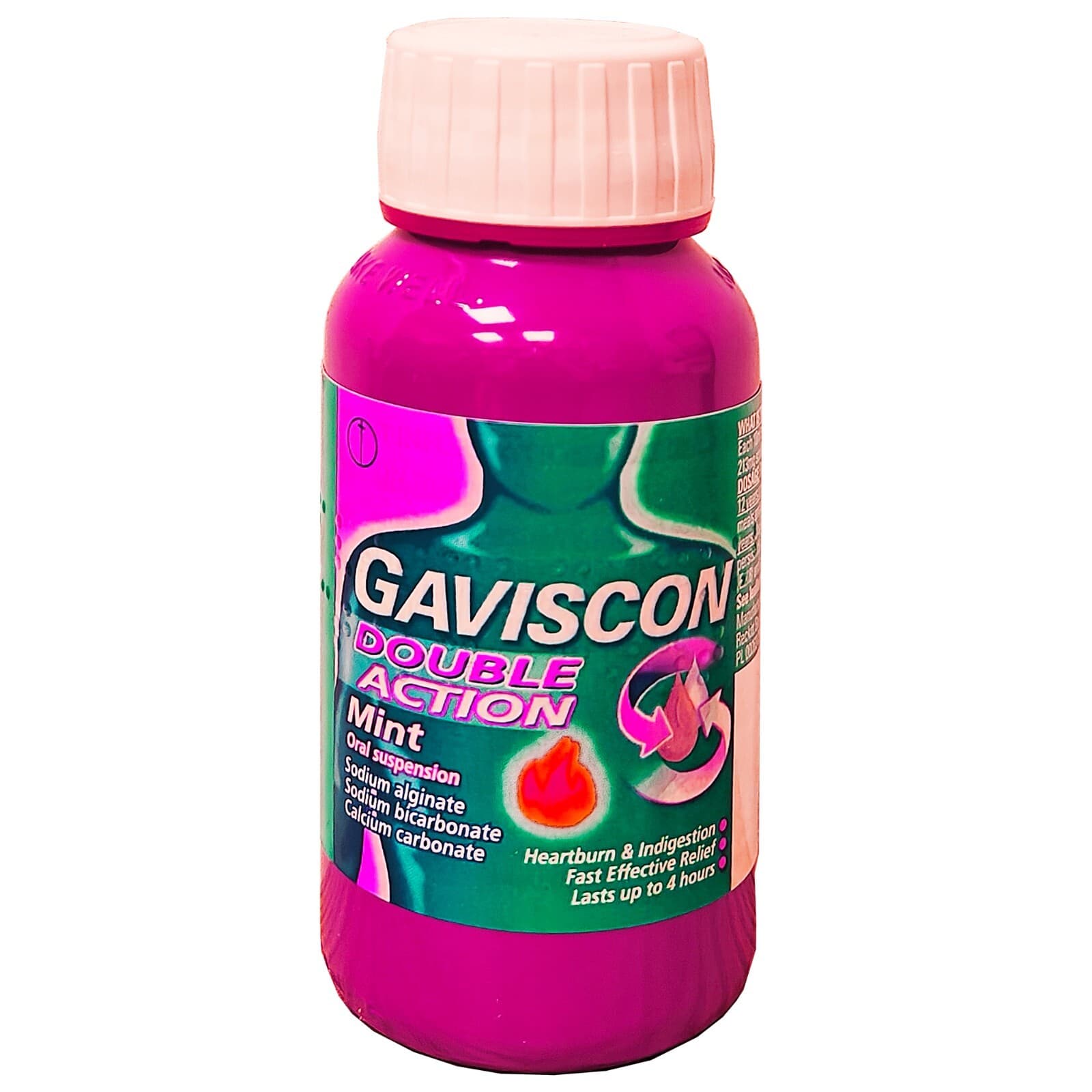 Gaviscon Double Action Mint - Oral Suspension - Heartburn and Indigestion - 150ml