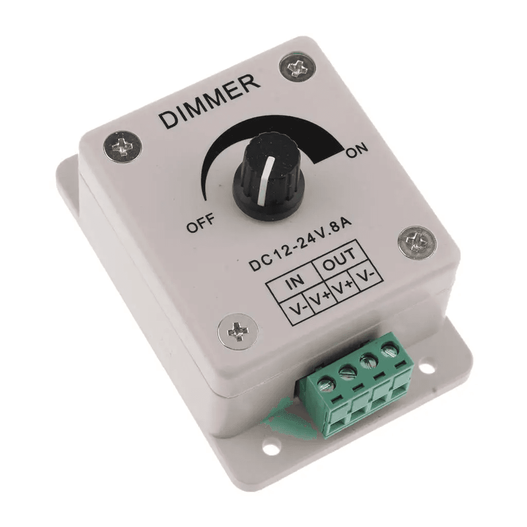 1Pcs Marine 12V LED Strip Lights PWM Dimming Controller Dimmer for Inflatable Bo