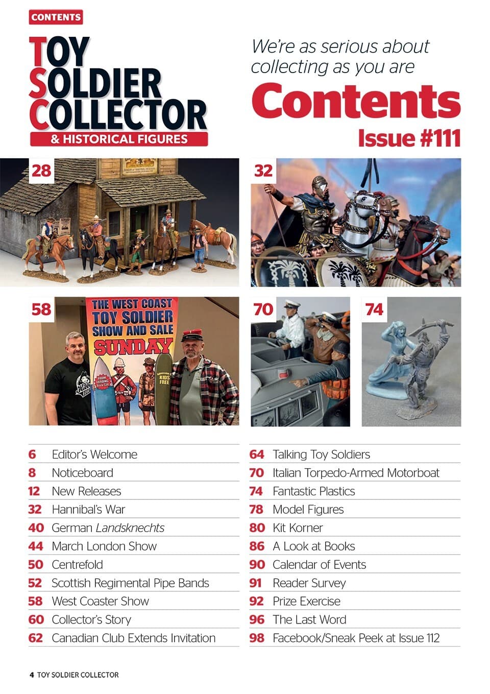 Toy Soldier Collector Magazine Issue 111 May / June 2023 New view 2