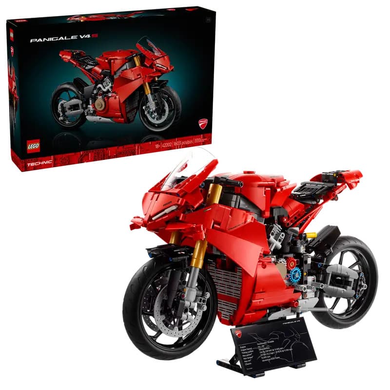 LEGO Technic Ducati Panigale V4 S Motorcycle Set 42202 New and Sealed FREE POST