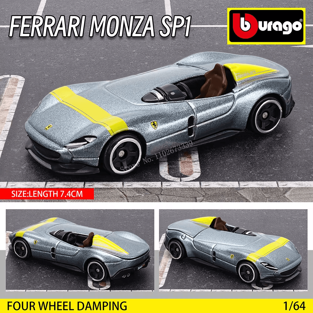Ferrari 812 Competizione 1:64 Alloy Diecast Model Car Collectible Gift Toy