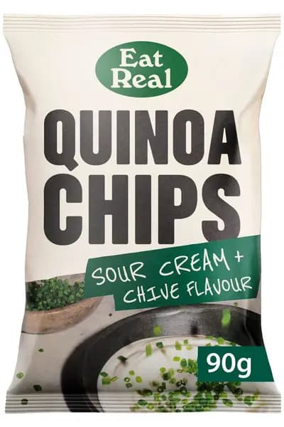 Quinoa Sour Cream and Chive 90g (Eat Real)