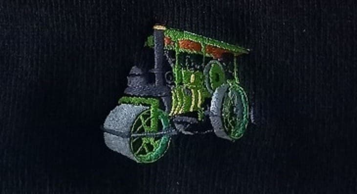 Soft shell Gilet with embroidered logo Steam Roller or Miniature Traction Engine