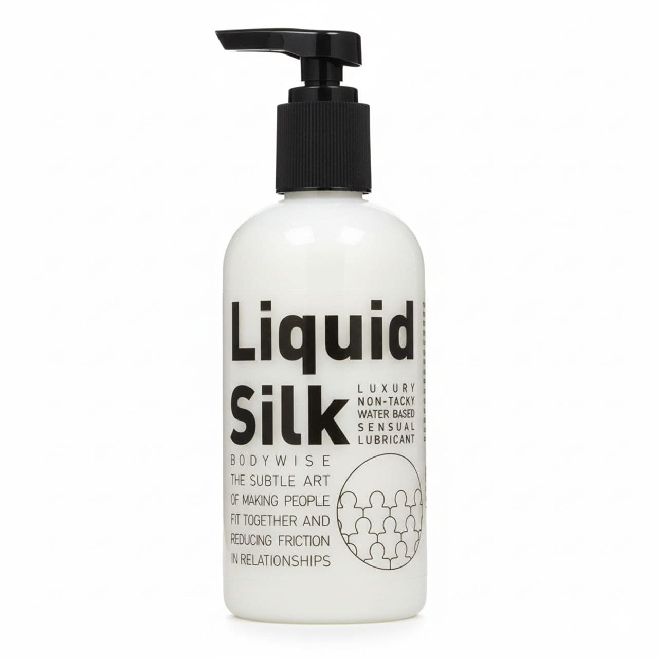 Liquid Silk Water Based Intimate Lubricant Condom Friendly Smooth Pleasure 500ml
