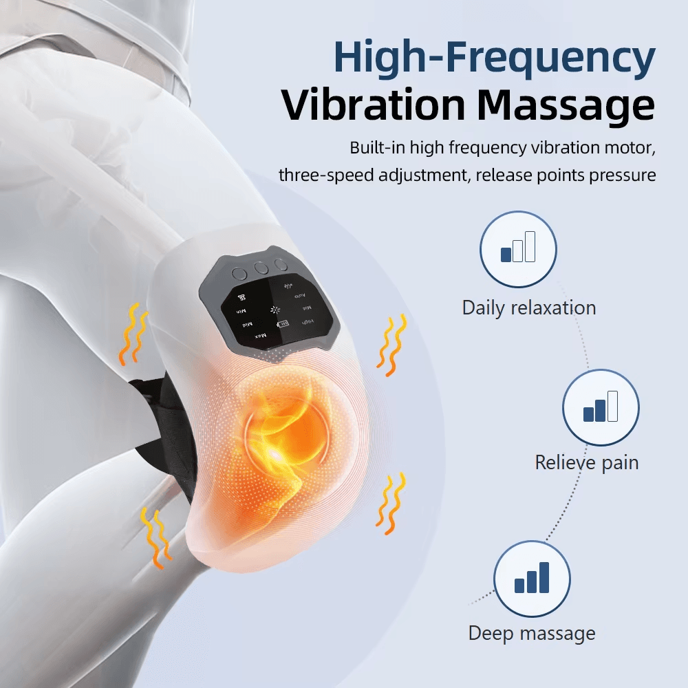 Electric Knee Massager Infrared Heating Vibration Massage for Joint Pain Relief