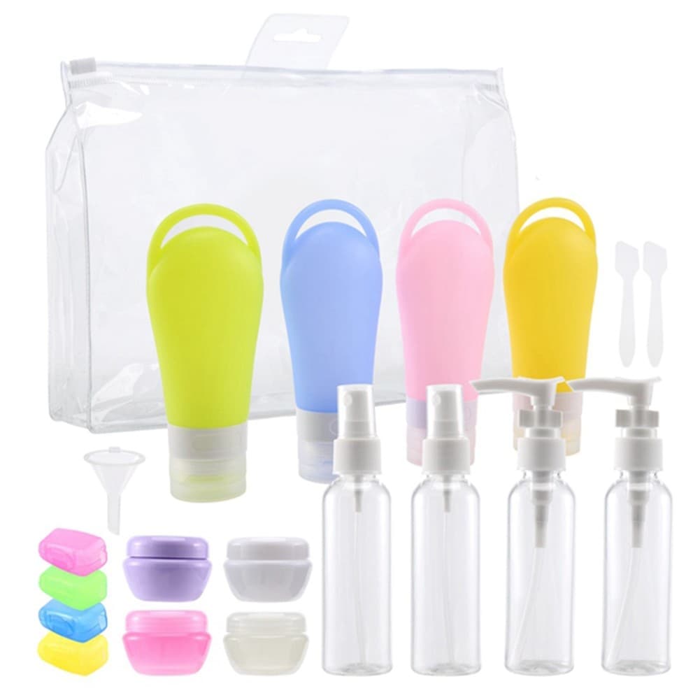 Travel Bottles for Toiletries | Silicon Refillable Travel Essentials5947