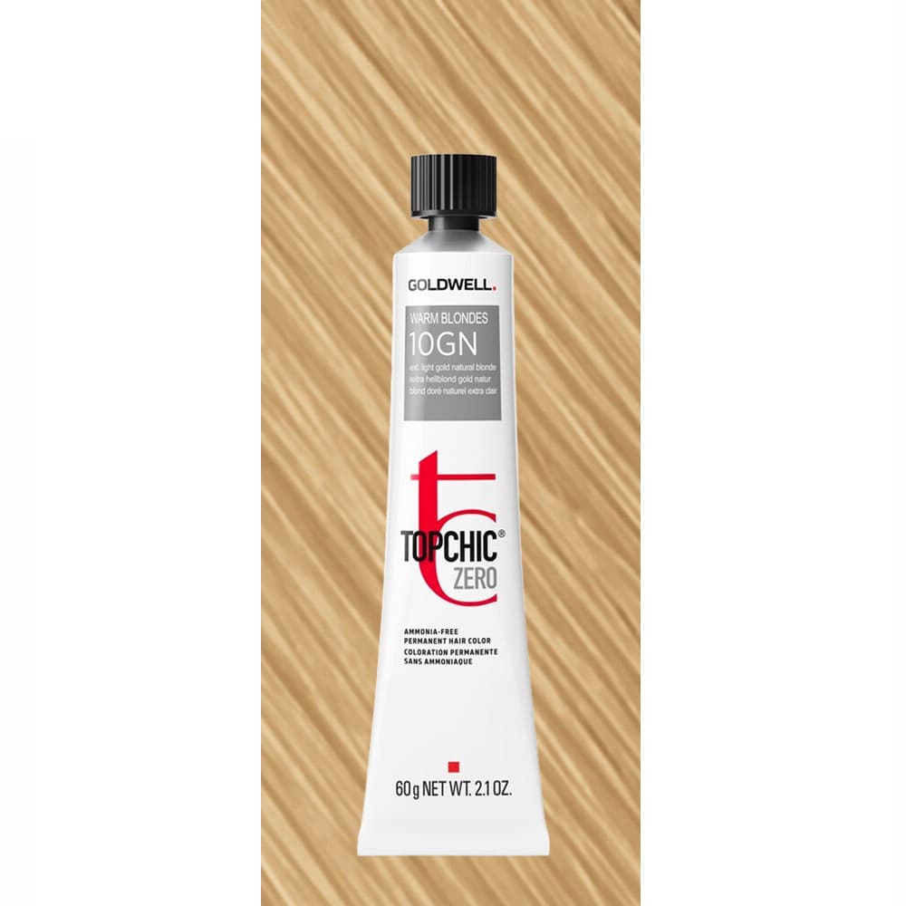 10GN Topchic Zero Warm Blondes Extra Light Gold Natural Blonde Tb 60ml