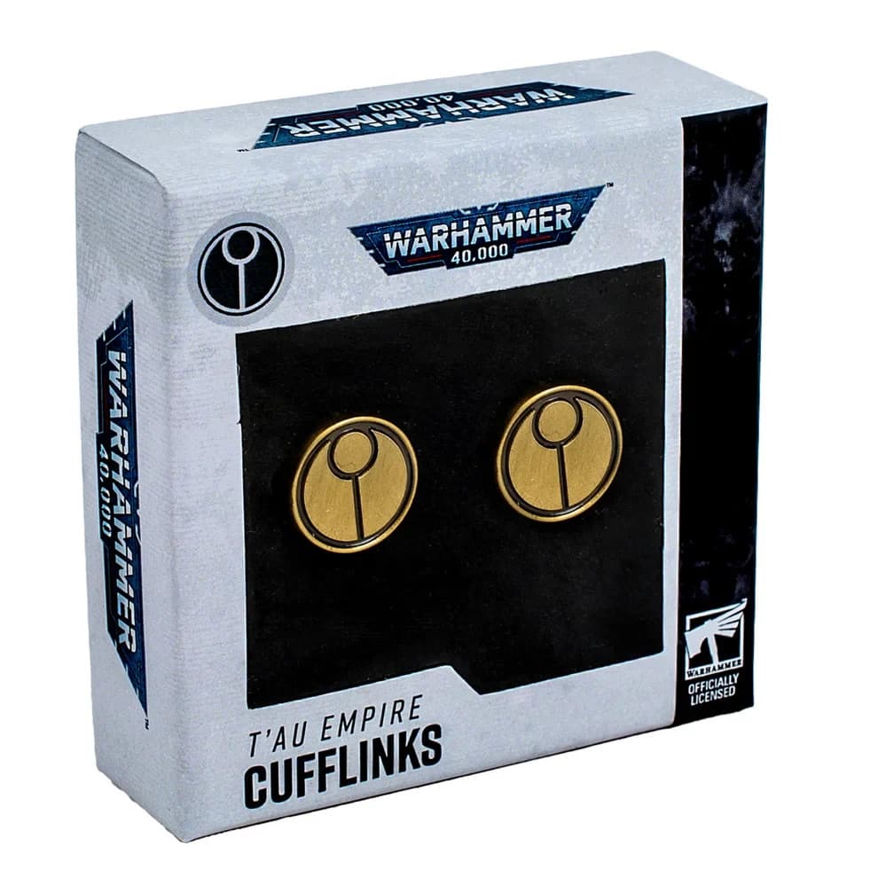 Warhammer 40,000: T'au Empire Cufflinks - Brand New - Warhammer Merchandise