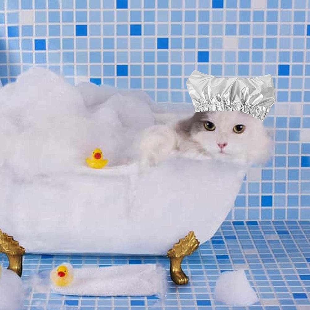 .Pet Shower Ear Protection Waterproof Bath Hat For Cats And Dogs Pet Supplies view 2