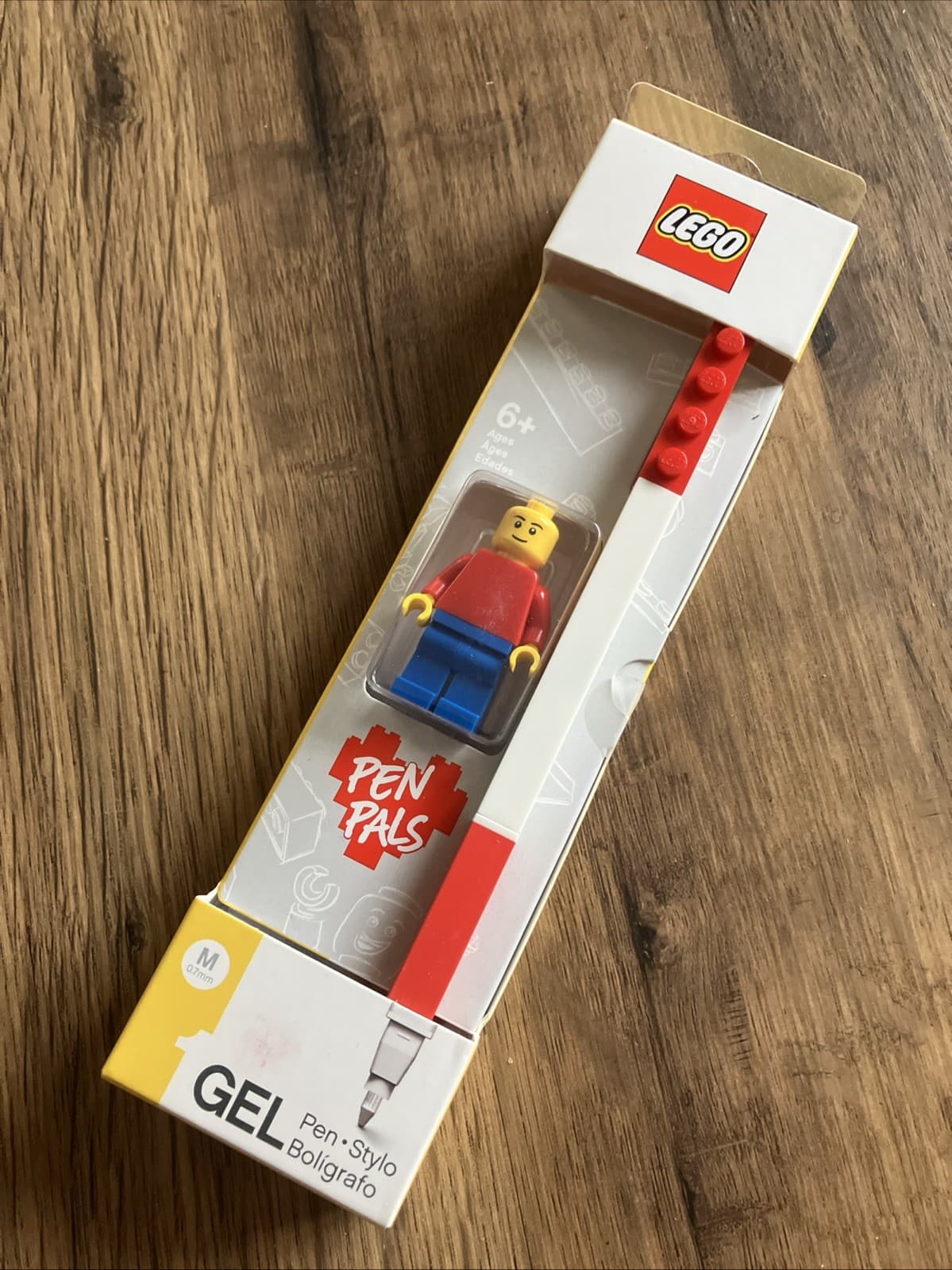 Lego ORIGINAL 0.7mm Medium Point RED GEL Pen| MODEL No : 52602 ( PKT 1 PEN )