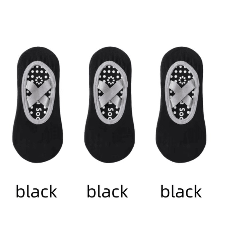 1/ 3Pair Professional Women Yoga Sock Silicone Anti-Slip Ballet Pilates Socks Wo