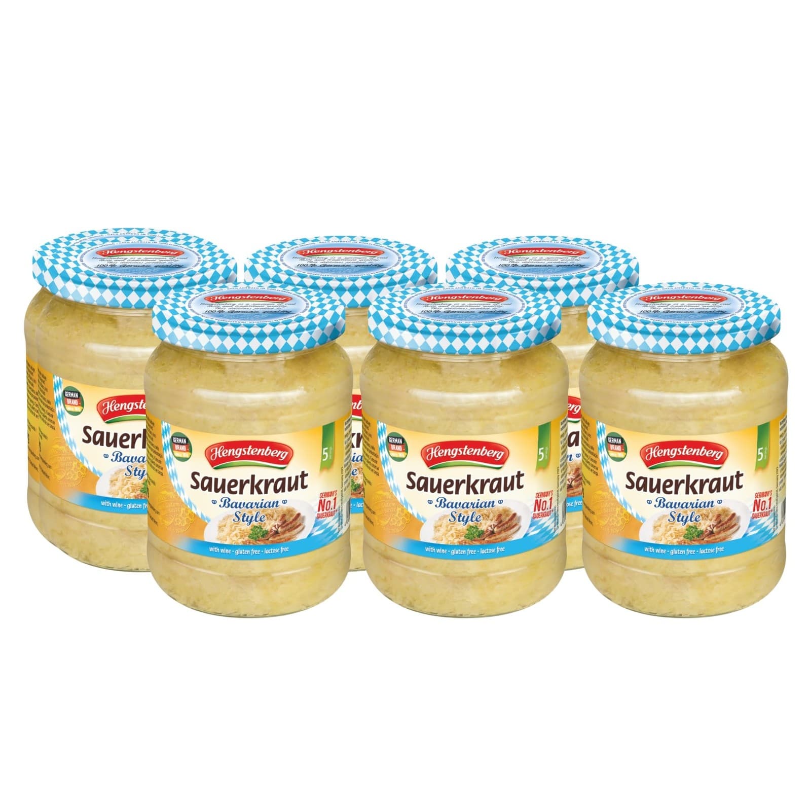 Hengstenberg Sauerkraut 680 g (Pack of 6) 680 g