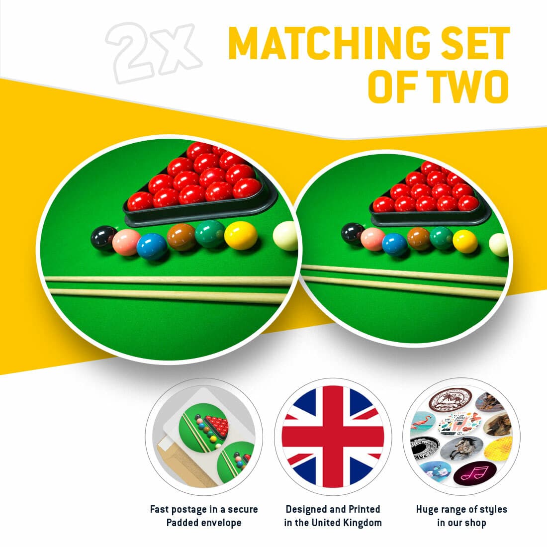 2 x Vinyl Stickers 30cm - Snooker Game Balls Pool Billiards Cool Gift #16452 view 2