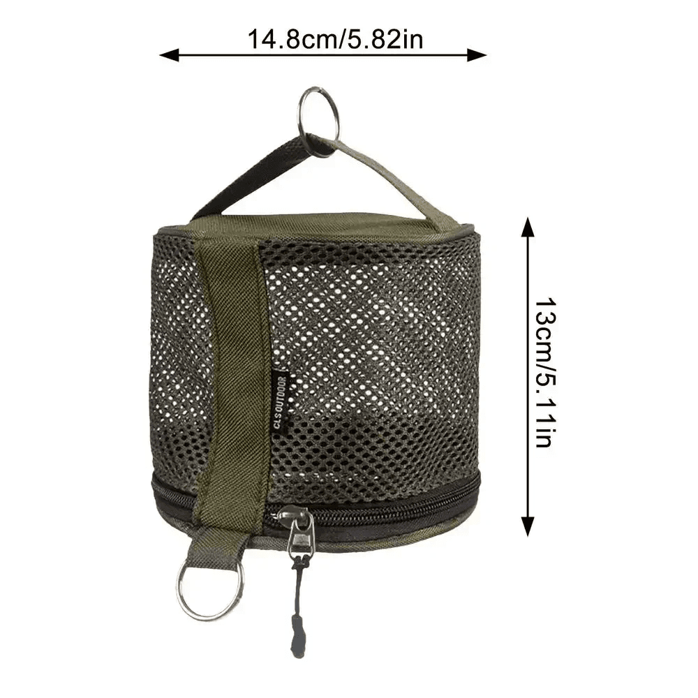 Camping Tissue Holder Portable Roll Paper Storage Bag Tent Hanging Hook Case UK
