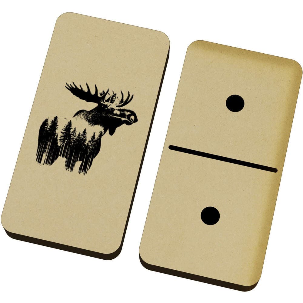 'Moose Standing' Domino Set and Box (DM00047855)