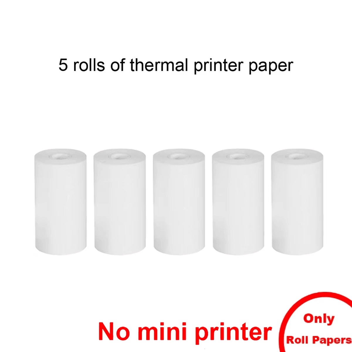 Mini Thermal Printer Inkless Portable for Photos Notes DIY and Study