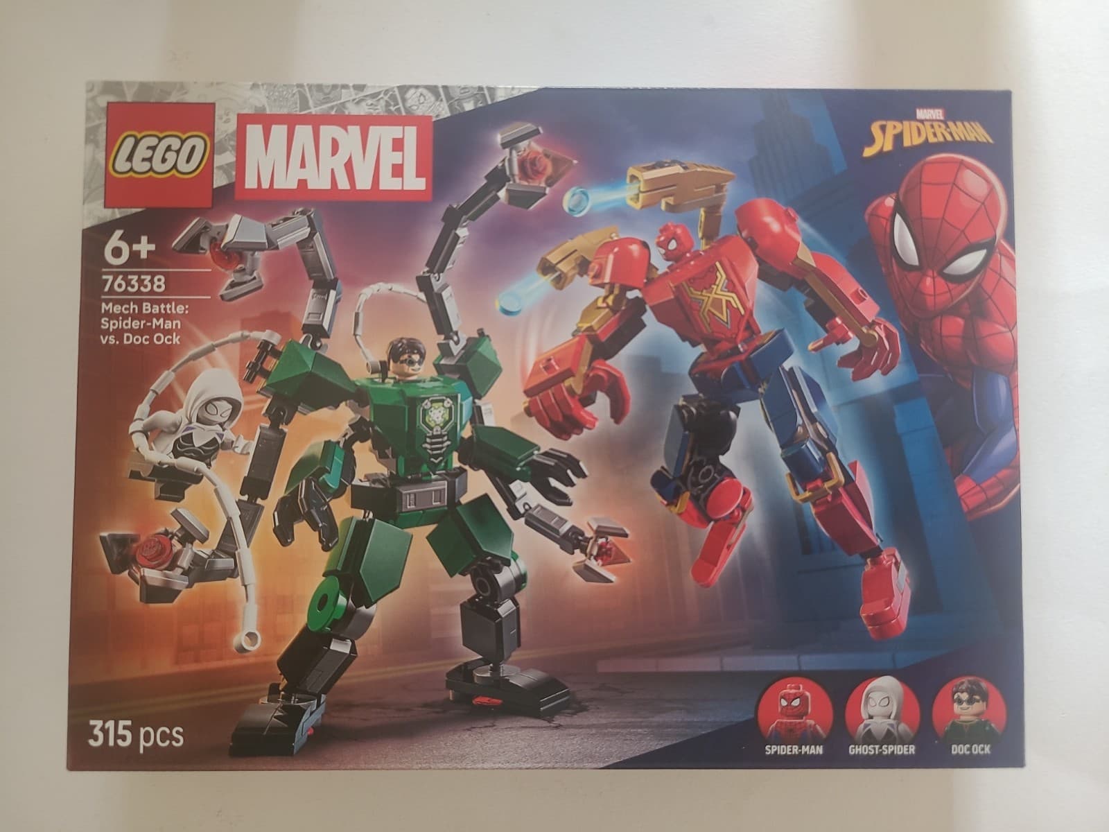 LEGO Marvel : Mech Battle: Spider-Man vs. Doc Ock (76338)6+ New&sealed