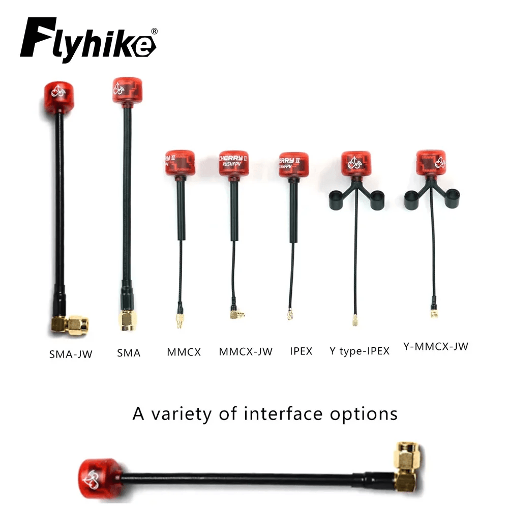 2Pcs Rush Cherry II FPV 5.8G LDS Antenna LHCP RHCP SMA MMCX UFL Interface Antenn