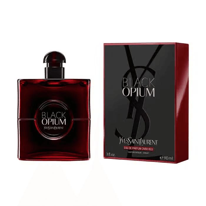 YVES SAINT LAURENT BLACK OPIUM OVER RED 90ML EDP SPRAY ** READ DESCRIPTION **
