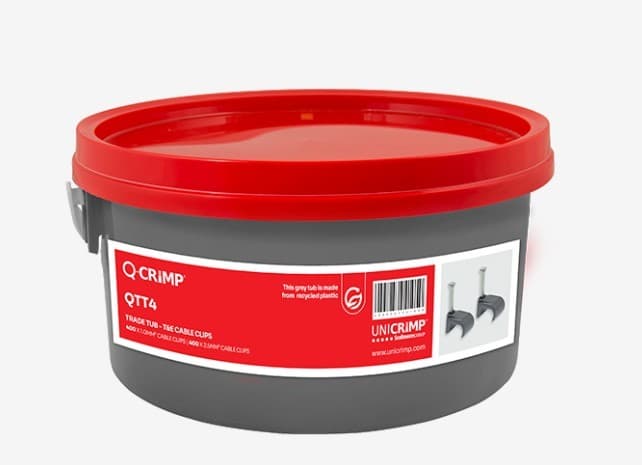 (WSM) QTT4 - Unicrimp - Trade Tub - T&E Cable Clips