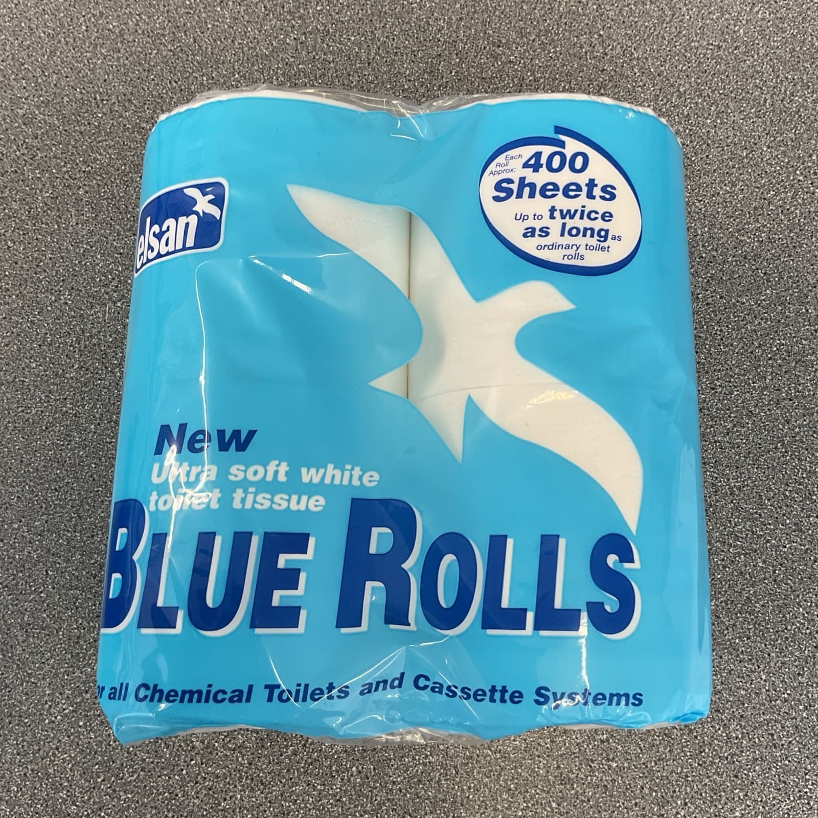 Elsan Blue Rolls Toilet Paper Caravan Motorhome Porta Potti Chemical toilets 4pk