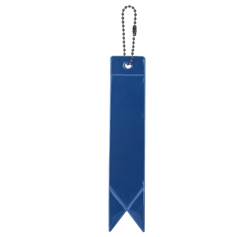 Reflective Keychain High Visibility Backpack Pendant PVC Reflectors Tags Safety